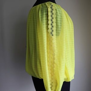 Women's Yellow ALYX Long-sleeve Top Shirt